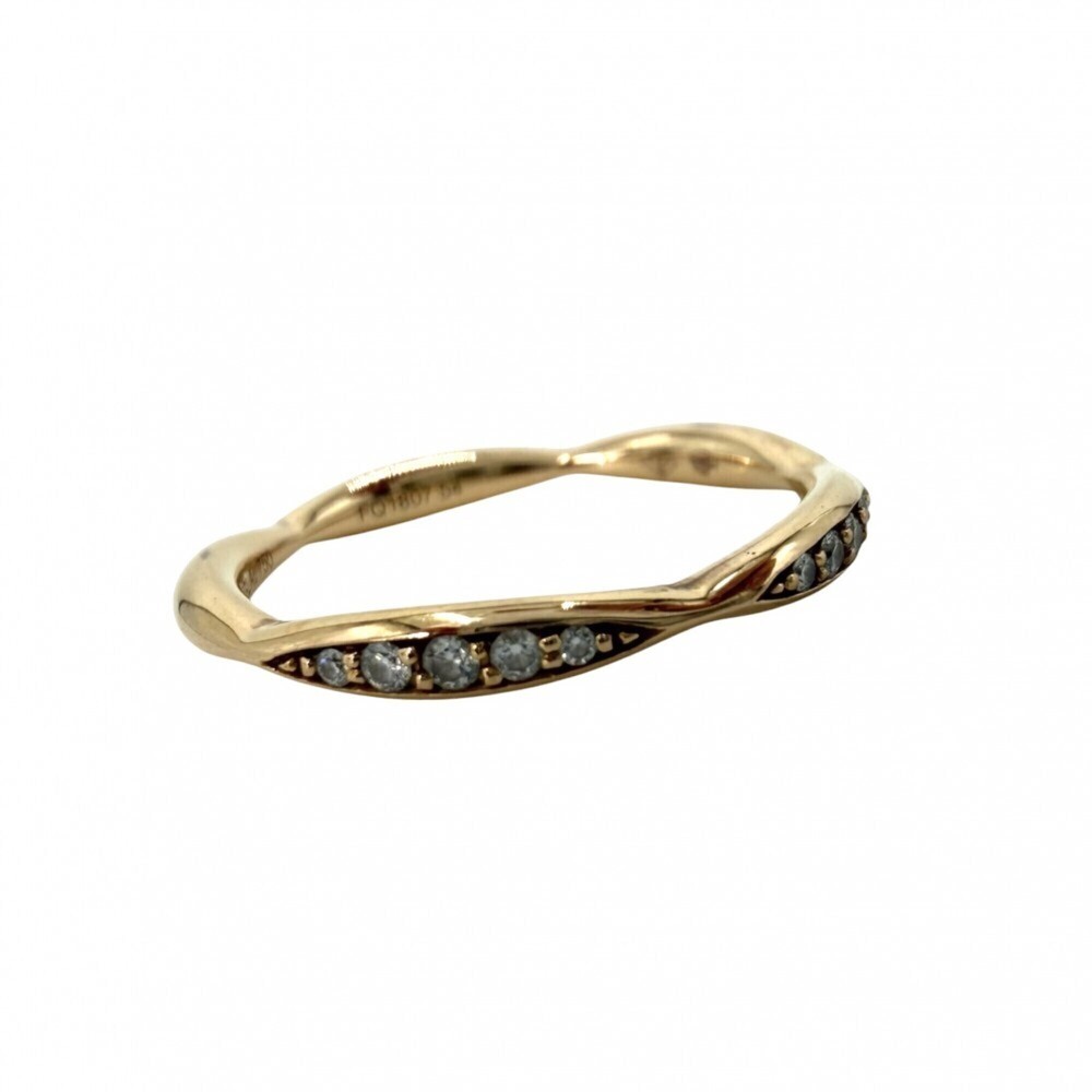 CHANEL 18k Gold Diamond Eternity Ring